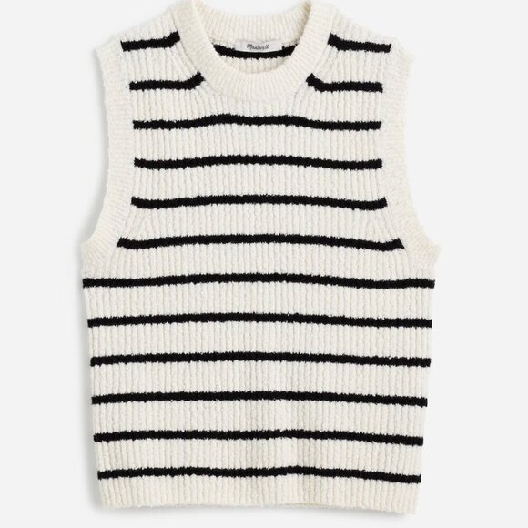 Madewell Bouclé-Knit Sweater Tank Size XS - Picture 4 of 12